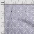 thumbnail image 2 of oneOone Georgette Viscose Medium Purple Fabric Geometric Craft Projects Decor Fabric Printed By The Yard 42 Inch Wide, 2 of 4