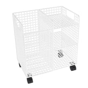 ziyahi Yoga Mat Storage Rack Metal Foam Block Yoga Organizer Roller Mat Yoga Holder Gold White 60x30x63cm