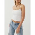 thumbnail image 4 of FAROOT Women Crop Camisole Solid Color Summer Backless Spaghetti Strap Tank Tops Sleeveless T-Shirt, 4 of 7