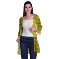 thumbnail image 2 of Moomaya Cardigan Court en Georgette Imprimée pour Femmes, Vêtements de Plage, Châle et Couvre-Maillot, 2 of 5