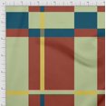 thumbnail image 3 of Soimoi Rayon Fabric Check Panel Printed Craft Fabric by The Yard 56 Inch Wide, 3 of 3