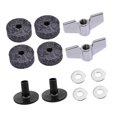 thumbnail image 2 of lionlar 12Pcs Cymbal Replacement Accessories Easy Installation Drum Cymbal s Pads Gray, 2 of 9