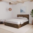 thumbnail image 1 of Nexera Nocce Storage Bed with Headboard, Truffle, 1 of 8