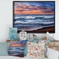 thumbnail image 3 of Designart Sunset Over The Blue Ocean II FLOAT FRAME WALL ART, 3 of 4