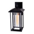 thumbnail image 2 of CWI Lighting Crawford 1 Light Black Outdoor Wall Light, 2 of 4