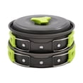 thumbnail image 2 of SuoKom Camping Cookware Set Aluminum Portable Outdoor Cookset Cooking Pan Hiking Bbq Picnic, 2 of 9