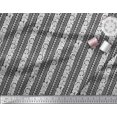 thumbnail image 3 of Soimoi Poly Georgette Fabric Leaves & Floral Block Print Sewing Fabric Yard 52 Inch Wide, 3 of 3