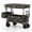 Multicolour, variant on Gymax Collapsible Wagon w/ Removable Canopy Folding Garden CartOutdoor Utility Car Blue