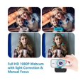 thumbnail image 4 of Webcam Full HD 1080P Webcam Manual Focus With Microphone USB For PC Computer For Conferencing, Live Streaming, 4 of 6