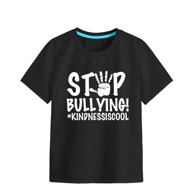 WEAIXIMIUNG T-Shirts pour Adolescentes 16-18 Filles Manches Courtes Col Rond T-Shirts Imprimés 6 Couleurs