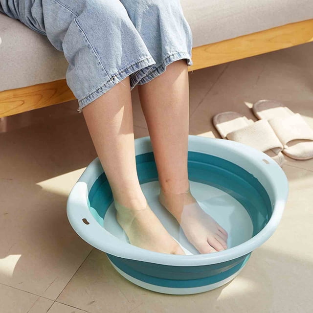 TIMIFIS Household Tools Plastic Basin, Travel Folding Basin, Household Portable Washbasin, Laundry Basin pring/Summer