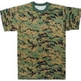 thumbnail image 1 of Rothco Digital Camo T-Shirt - Woodland Digital Camo, Large, 1 of 2