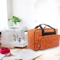 thumbnail image 3 of Multifunctional Sewing Machine Storage 46x23x32cm Sew Machine Tote Orange, 3 of 8