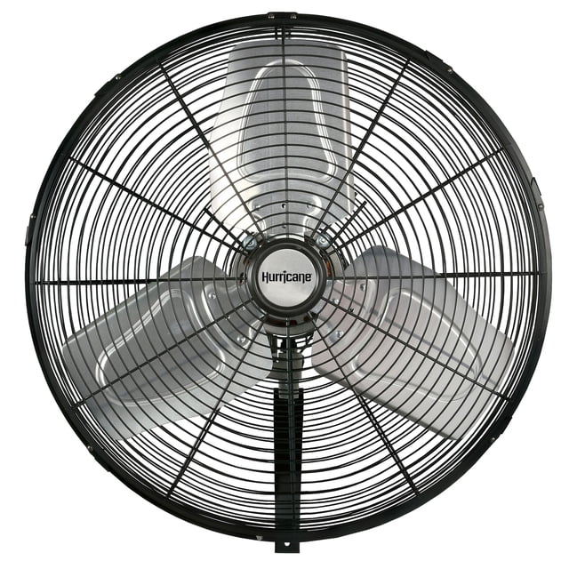 Hurricane Heavy-Duty All-Metal 30" Pro Commercial Grade Oscillating Wall Mount Fan