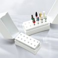thumbnail image 4 of 12 Trous Bit Boîte Grande Capacité Boucle Conception Anti-Poussière Outil Manucure Résistant à l'Humidité Nail Art Perceuse Tête de Broyage Bit Affichage Sto, 4 of 10