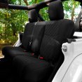 thumbnail image 1 of FH Group Neoprene Waterproof Custom Fit Seat Covers for 2007-2018 Jeep Wrangler JK 4DR Rear Set, 1 of 4
