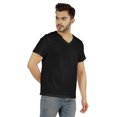 thumbnail image 3 of Inkmeso Men's V-neck Basic Tshirt Short Sleeve Solid Regular Fit Cotton Tee, 3 of 7