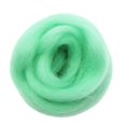 thumbnail image 2 of Wool Roving for Felting And ,10g, Fineness,18.5-26um - Light Light Green, 2 of 8