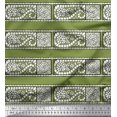 thumbnail image 1 of Soimoi Rayon Fabric Leaves & Floral Block Print Fabric by Yard 42 Inch Wide, 1 of 4