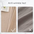 thumbnail image 2 of BALCONY & FALCON Water Resistant Faux Linen Rectangle Tablecloth 55'' x 95'' Beige for Outdoor Dining, 2 of 6