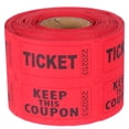 thumbnail image 2 of Miangastore 1 Roll of Raffle Tickets For Events And Celebrations Carnivals Parties Entry Reward Tickets Paper Amusement Park Tickets Paper Coupons (500pcs/roll), 2 of 8