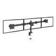 thumbnail image 3 of StarTech.com Desk Mount Triple Monitor Arm, Ergonomic VESA 3 Monitor Mount up to 27", Articulating & Height Adjustable Pole Mount, Tilt/Swivel/Rotate LCD/LED Screen, Desk Clamp/Grommet - Monitor Pole Mount (ARMTRIO) - Adjustable arm - for 3 monitors - solid steel - screen size: 13"-27" - for P/N: DK30CH2DPPD, USB3DOCKH2DP, 3 of 10