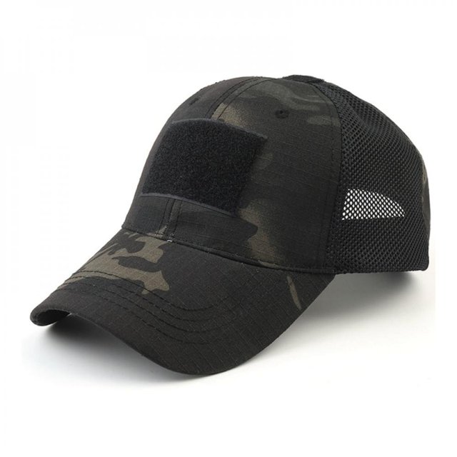 Chapeau de Baseball Randonnée Camping Réglable Casquette à Pointe en Maille Coton Chapeau de Baseball