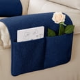 thumbnail image 4 of Aodebiao Premium Lambskin Sofa Armrest & Headrest Cushion Set with Storage Pockets - Waterproof, Scratch-Resistant - Fits Most Chairs (22.5x15 Inches, 6 Colors), 4 of 6
