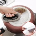 thumbnail image 2 of Emery Sponge Brush Eraser Scrub Handle Grip Sink Pot Bowl Kitchen Cleaning Tool, 2 of 6
