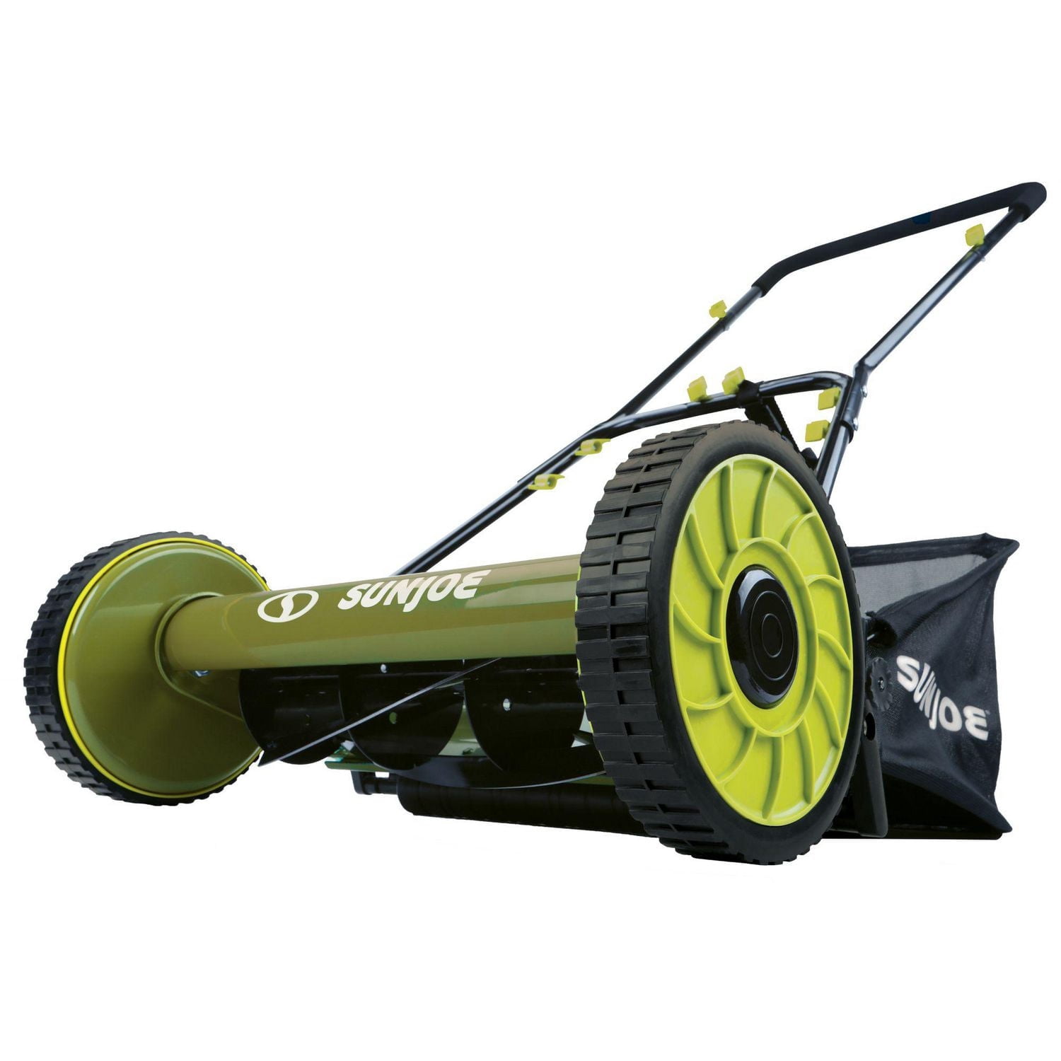 Sun Joe MJ500M Manual Reel Mower w/ Grass Catcher, 16 inch