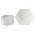 thumbnail image 2 of Transparent Self-Watering Plant Flower Plastic Pot Planter Home Garden Decor, 2 of 10