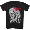 thumbnail image 1 of T-Shirt pour Adulte Noir Iron Maiden Tueurs Rouges et Blancs 3TG, 1 of 2