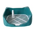 thumbnail image 1 of lionlar Dog Potty Tray with Removable Post Accessory Dog Pad Holder Tray , Keep paws Dry Green, 1 of 9