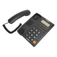 thumbnail image 4 of Corded Landline Telephone, Last Number  Corded Phone Caller ID Display Dual Interface Multifunction  For Office White,Black, 4 of 8