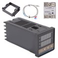 thumbnail image 1 of Tapis de Chaleur de Semis avec Thermostat Numérique Combo Set, Régulateur de Température Thermostat Numérique PID Long 100V 240V et 3.3ft M6 Impérial K Type Module Relais Thermocouple, 1 of 8