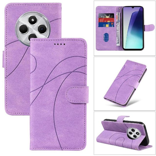 Flip Case For FOXDOCK Xiaomi POCO C75 Card Slots and Kickstand Function Skin Feel Leather