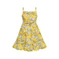 thumbnail image 2 of Girls Dress Yellow Flower Tank Sundress Party 5 Years, 2 of 6