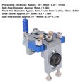thumbnail image 3 of Woodworking Drilling Locator Puncher Tool, Dowel Jig Kit Adjustable Efficient Practical 3 in 1  for Furniture Use, 3 of 7