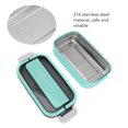 thumbnail image 3 of Leakproof Bento Lunch Box 316 Stainless Steel Microwave Safe Container, 700ml Capacity Adult Lunch Box For School Office, 3 of 8