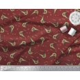 thumbnail image 3 of Soimoi Rayon Fabric Circle,Dot & Prawns Ocean Print Fabric by The Yard 56 Inch Wide, 3 of 3