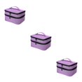 thumbnail image 3 of Redempat Sacs de Rangement pour Vernis à Ongles en Polyester pour un 3Set violet Robuste et Durable au Quotidien, 3 of 6