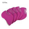 thumbnail image 3 of Unique Bargains Protection Sleeve Visible Window Golf Club Iron Head Covers Rose Red 10 Pack, 3 of 5
