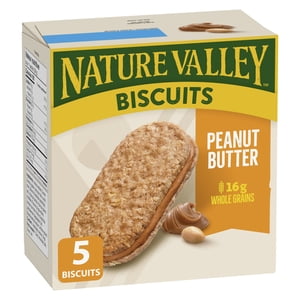 Nature Valley Biscuits, Beurre d'arachide, collations pour le petit déjeuner