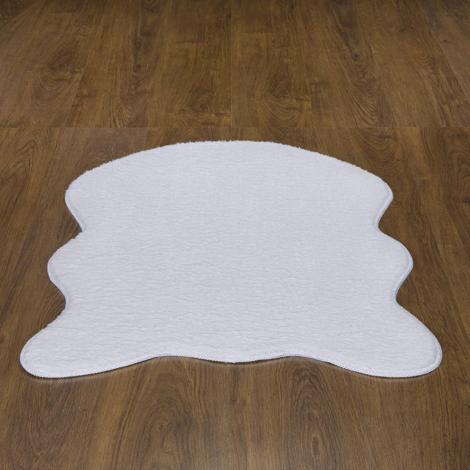 Tapis pour moderne peau de mouton Flokati, 2 pi x 3 pi 3 po, fourr. synth. poils longs
