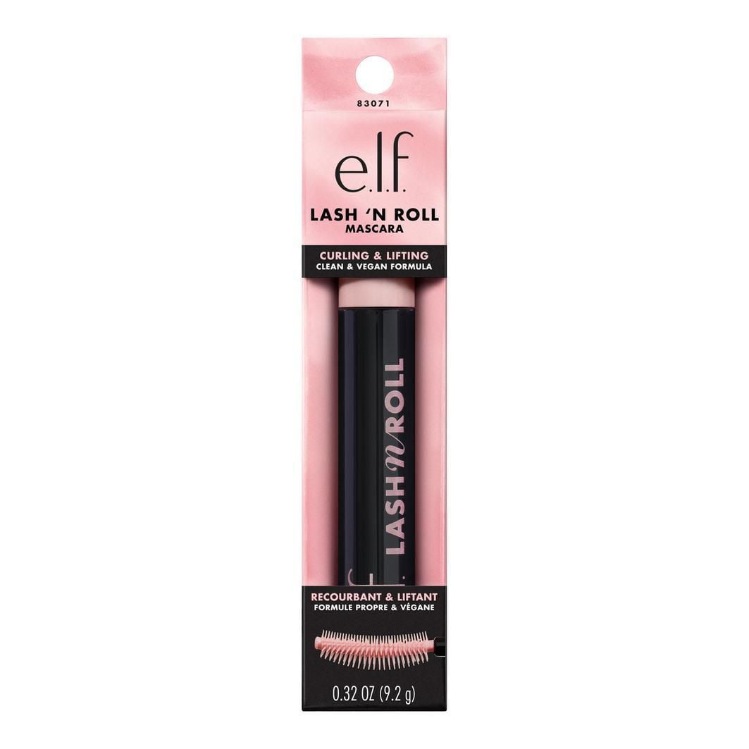 e.l.f. Cosmetics Mascara recourbant et liftant Lash ’N Roll, une courbure maximale, un lift inégalble.