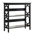 thumbnail image 1 of Convenience Concepts Omega Two-Shelf Bookcase in Black Wood Finish, 1 of 3