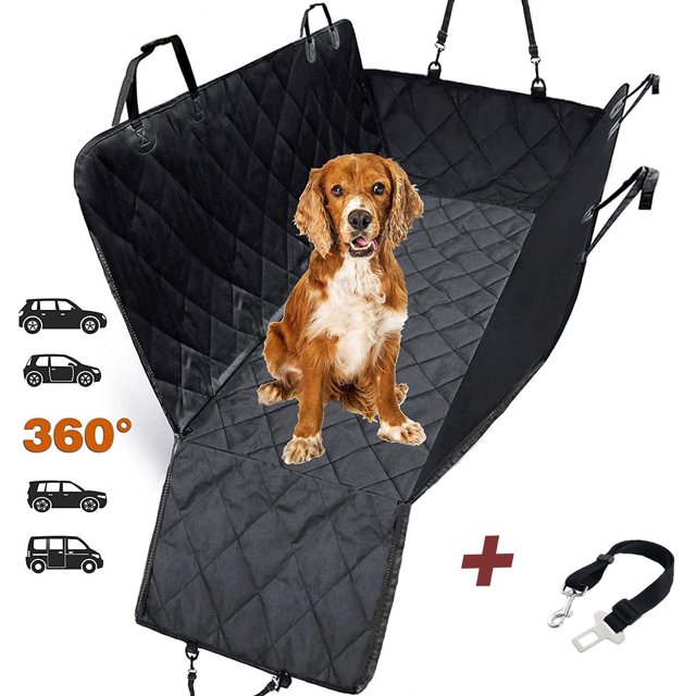 Housse de Siège Auto pour Chien Imperméable Protection de Porte Durable Hamac de Voyage pour Chien