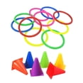 thumbnail image 1 of Circle Toy Set Parent-child Game Throw Hoop Music Cup Rainbow Tower Puzzle Toy Outdoor Throwing Plastic Ring, 1 of 10