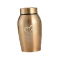 thumbnail image 3 of Pet Urns Funeral Final Comforting Resting Place Cremation Memorial Urn for Small Gold, 3 of 9