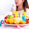 thumbnail image 4 of MesaSe Household Cartoon Fruit Fork Creative Children Animal Cute Plastic Fruit Fork Set Lunch Sign, 4 of 7